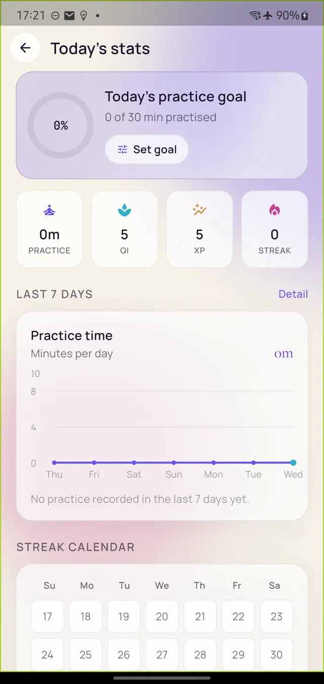 Progress Tracking in the Onenergy app