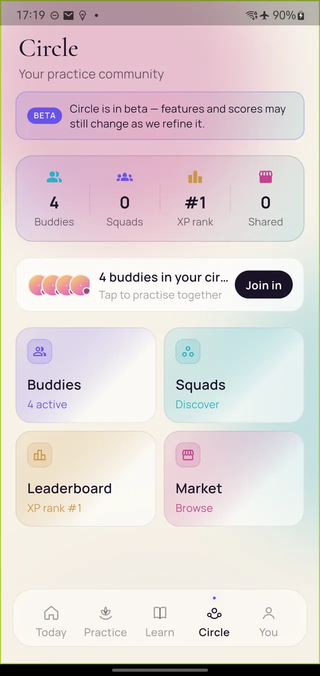 Community in the Onenergy app