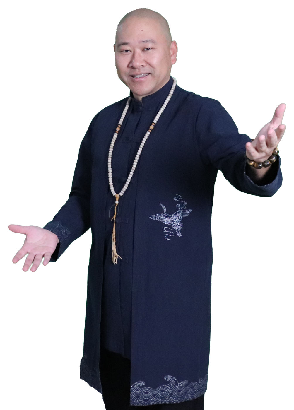 Master Dai welcoming gesture